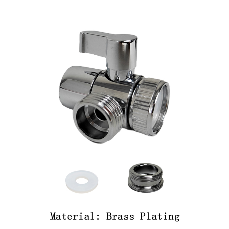 Faucet Switch Adapter Kitchen Sink Splitter Diverter Valve Water Tap Sprayer Connector Toilet Bidet Shower Bathroom Accessories: Red