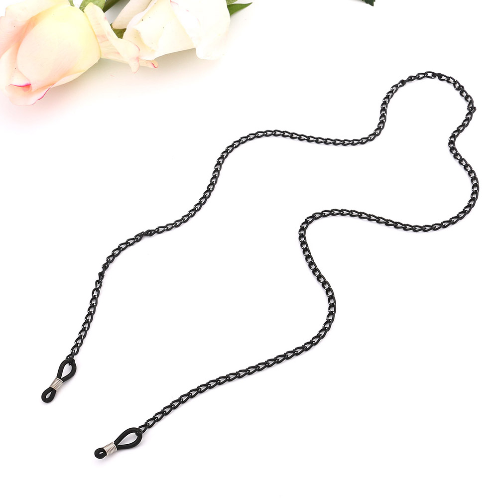 Chic Womens Gold Silver Eyeglass Chains Sunglasses Reading Beaded Glasses Chain Eyewears Cord Holder neck strap Rope: 70cm -D1