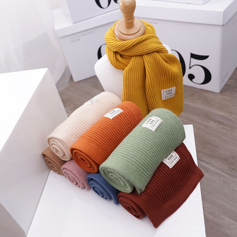 freundlicher schal Baby jungen und mädchen lange schal freundlicher gestrickte Winter warme schals halstuch шарф детский
