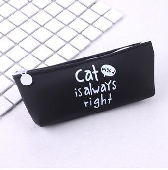 Cat Pencil Case Silica Gel School Supplies Stationery School Cute Pencil Box Pencilcase Pencil Bag School Tools Kawaii
