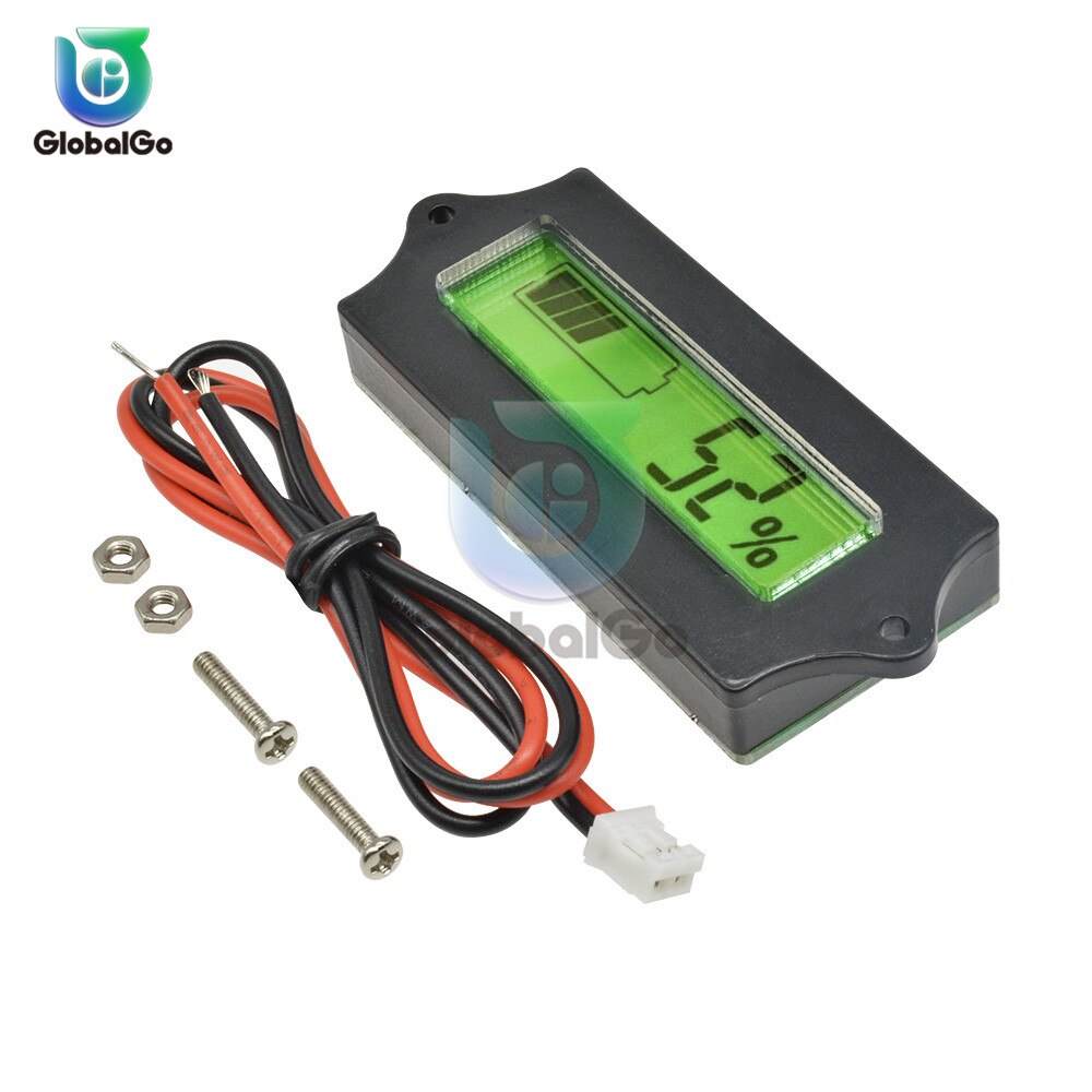 24V Electric Car Battery Level Indicator Monitor Gauge Display Meter Battery Capacity Tester