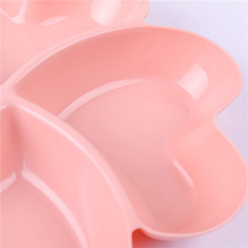Heart Shaped Fruit Platter Plates Storage Box Dried Fruit Snack Plates Divided Candy Dessert Plate Container