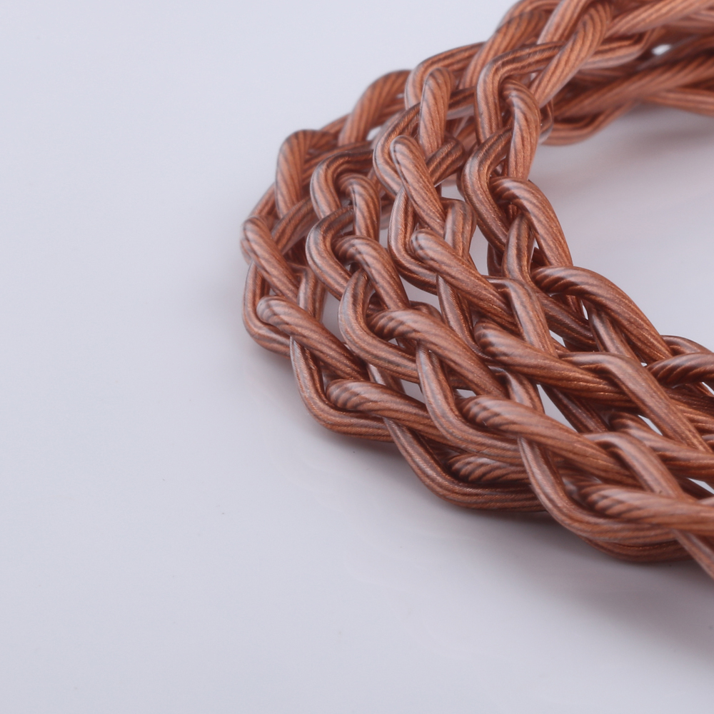 PULA High-purity Copper Pluggable MMCX Earphone Cables 0.78 2Pin Headphone Upgrade Cable 2.5mm3.5mm4.4mm Balanced Head IEM