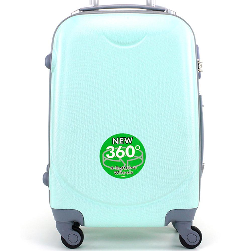 Maleta de viaje mediana rigida 4 ruedas 360grados giratorias 65cmX40cmX25cm: green