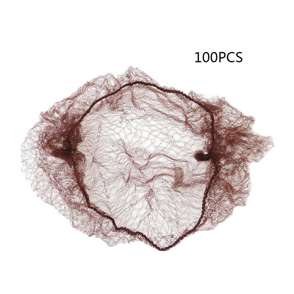100pcs Nylon Hairnet Hair Net Elastic Invisible Hair Nets Ballet Dance Head Flower Net Soft Hair Cover