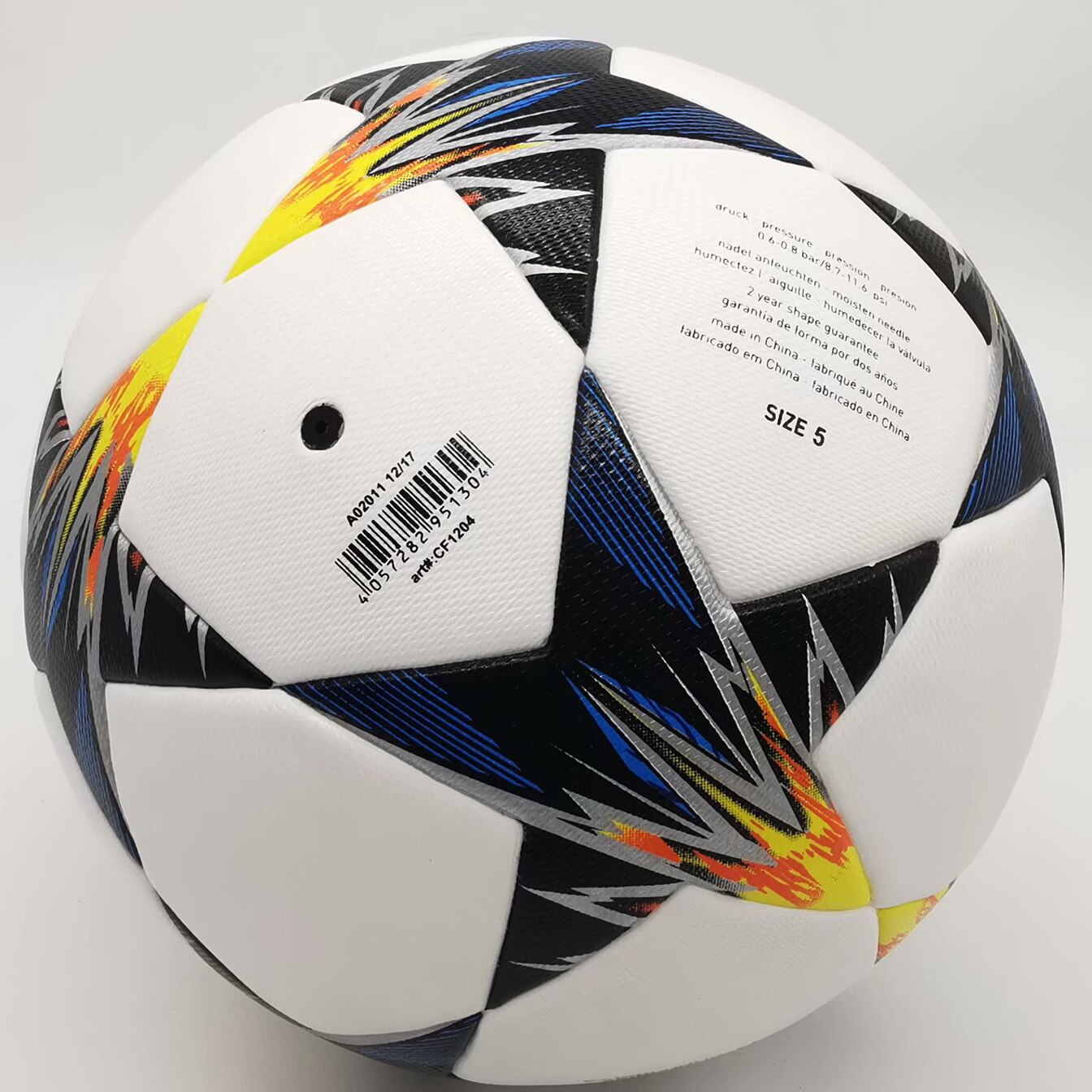N22-2 (logo personnalisé) - Ballon de Football sans couture en PU, LOGO