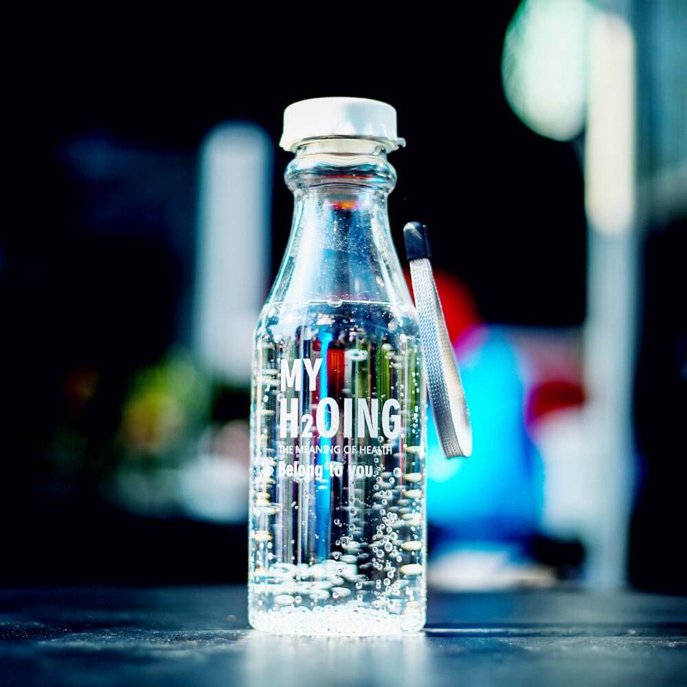 20% wasser flasche Unzerbrechlich draussen Sport Reise Tragbaren Leck-beweis Radfahren Camping Wasser 550ML Zubehör