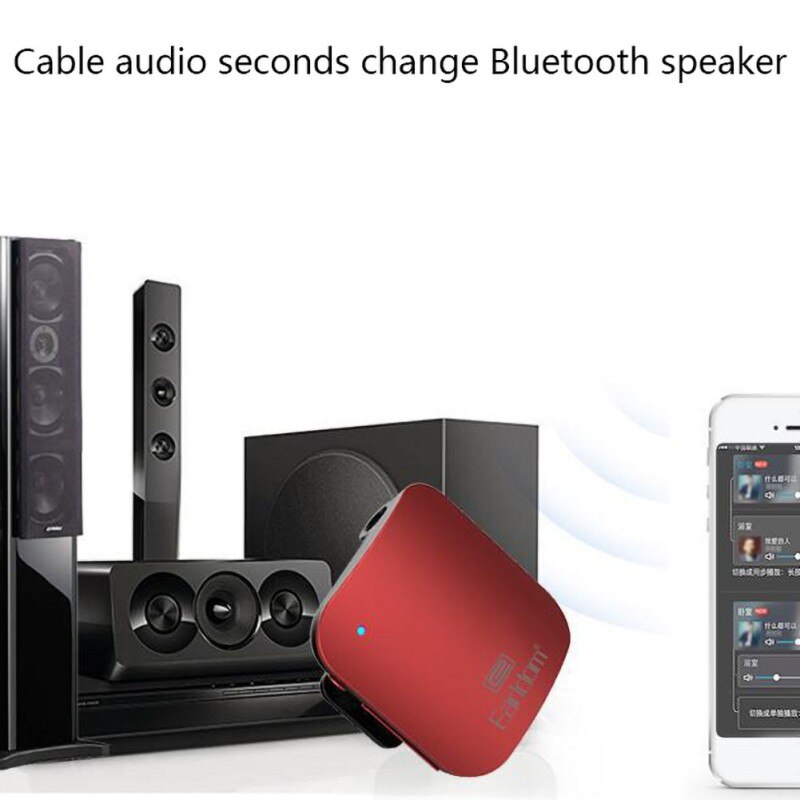 Bluetooth-ontvanger met kabel, stereogeluid, hoofdtelefoon, oordopjes, draadloze bluetooth-ontvanger met clip, bluetooth-ontvanger