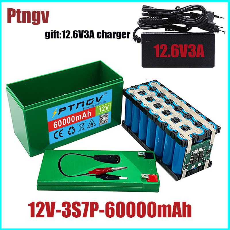 The 12 volt 3s7p lithium ion battery 60Ah is suitable for outdoor lighting of agricultural sprayer sound reserve battery.