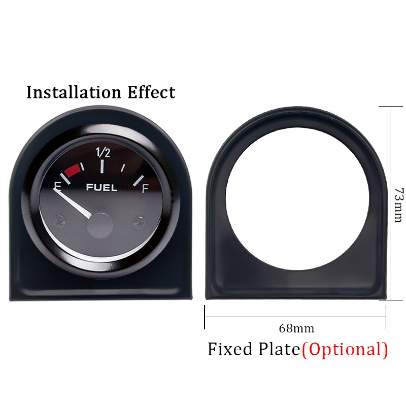 DRAGON GAUGE WaterTemp 40 ~ 120 Celsius Olie Druk 0 ~ 100PSI OilTemp50 ~ 150 Celsius 0 ~ 100 PSI VOLT BRANDSTOF 2 &quot;52mm Auto Gauge Zwart Bezel