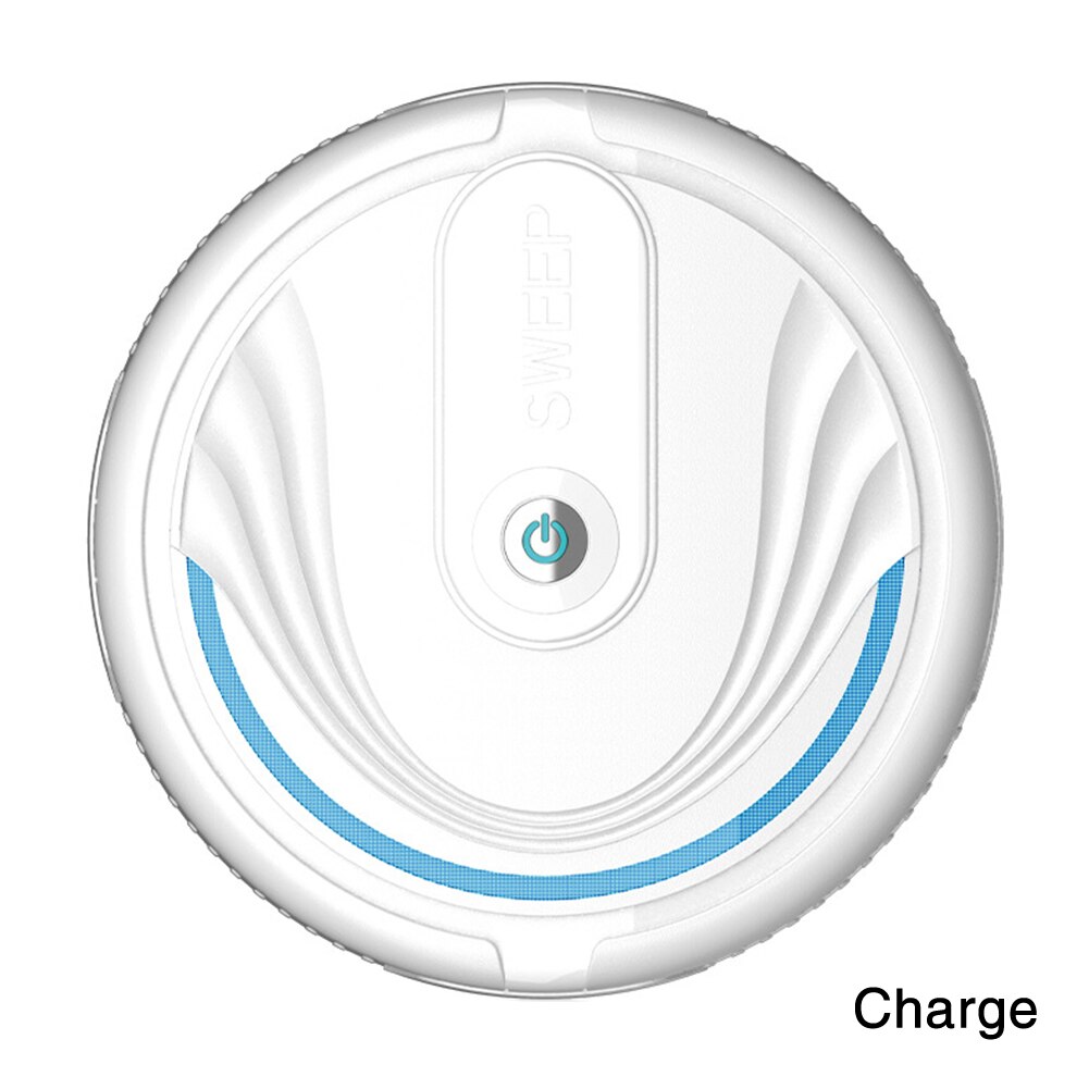 Robot aspirador inteligente para el hogar, barrido automático, esterilizador de polvo, fregona de lavado inteligente Ideal para pisos de madera dura: White Charge