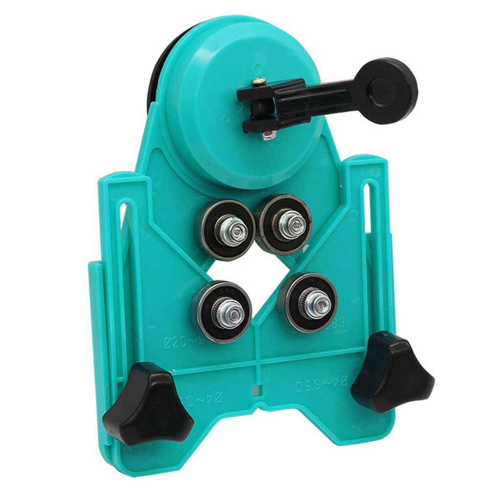 Adjustable 4-80mm Ceramic Porcelain Drill Bit Cutter Tile Glass Openings Locator Hole Saw Core Guide With Vacuum Base Sucker