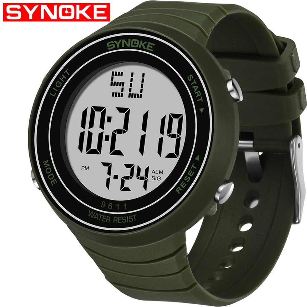 Horloges Heren 30 M Waterdichte Elektronische LED Digitale Horloge Mannen Outdoor Heren Sport Pols Horloges Stopwatch Relojes Hombre D4