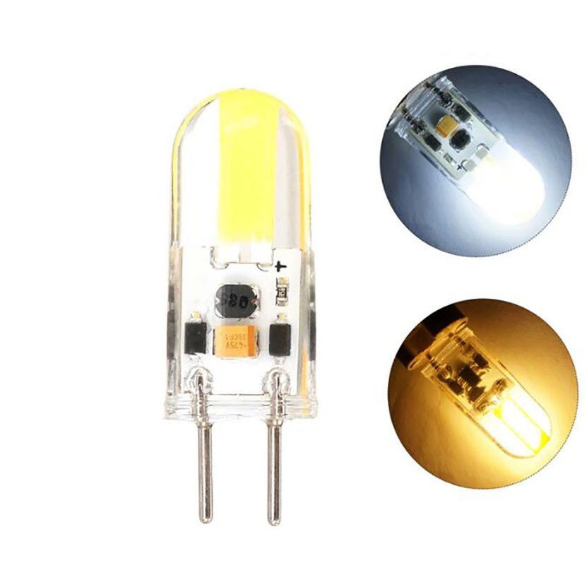 DIMMABLE GY6.35 LED Lamps 5W AC/DC 12V Corn Light Bulb Droplight Chandelier 1505 G6.35 COB Led Bombillas White/Warm white Lamp