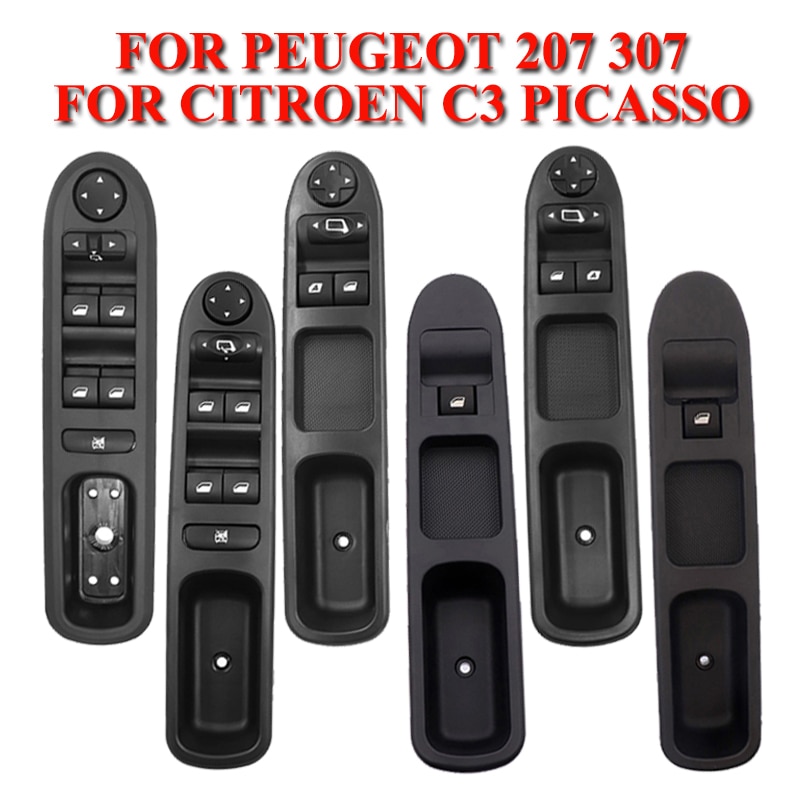 Voor Peugeot 207 307 407 Voor Citroen C3 C4 Picasso Elektrische Power Window Schakelaar 6554KT 6554QC 6490EH 6490HQ 6554QF 6554QG