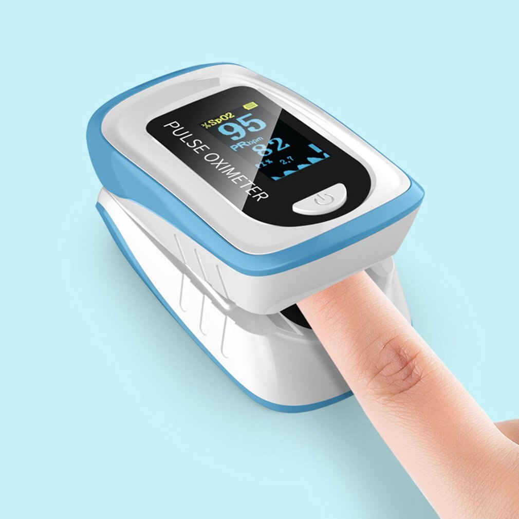 Fingertip Pulse Oximeter Portable Finger Pulse Oximeter Blood Oxygen Saturation Monitor OLED Heart Rate Health Care SpO2 PR PI