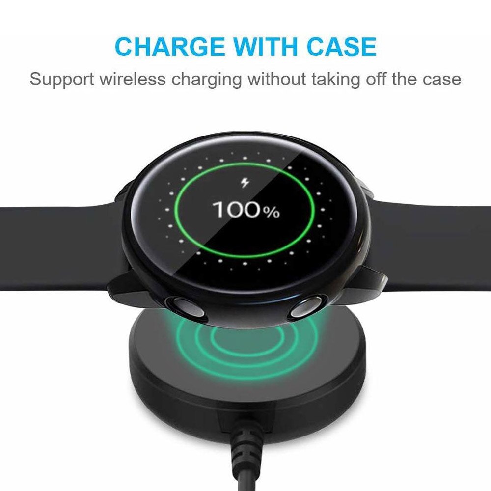Aktywny 2 etui do Samsung galaxy watch aktywny 2 40mm 44mm miękki TPU Protector pełny silikonowy ekran ochronny pokrowiec na zegarek