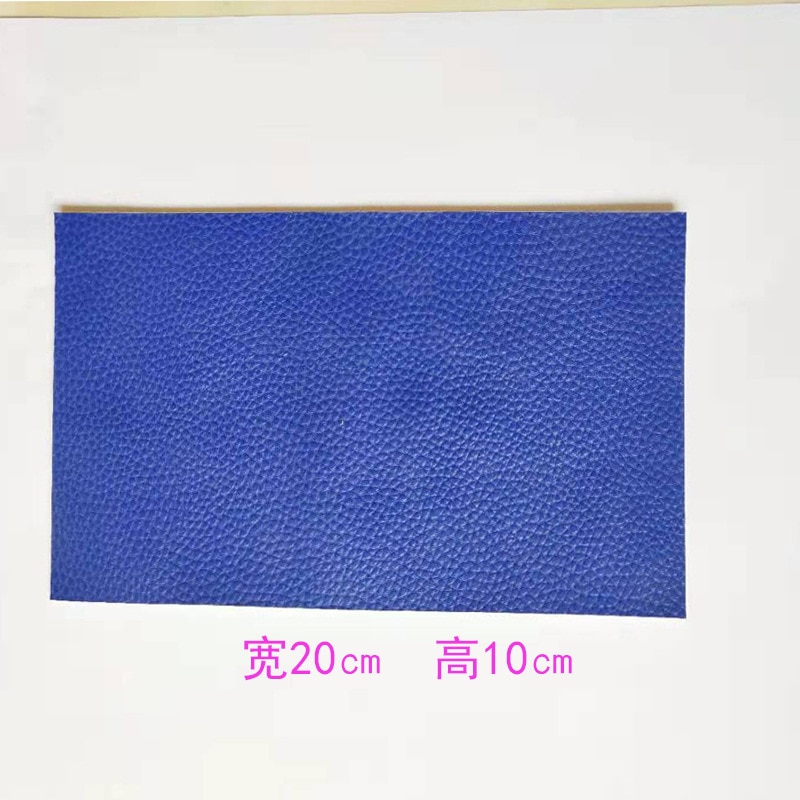 10X20Cm Zelfklevende Stick-On Geen Strijken Sofa Repareren Leer Pu Stof Stickers Patches Plakboek Stof badges: Sapphire