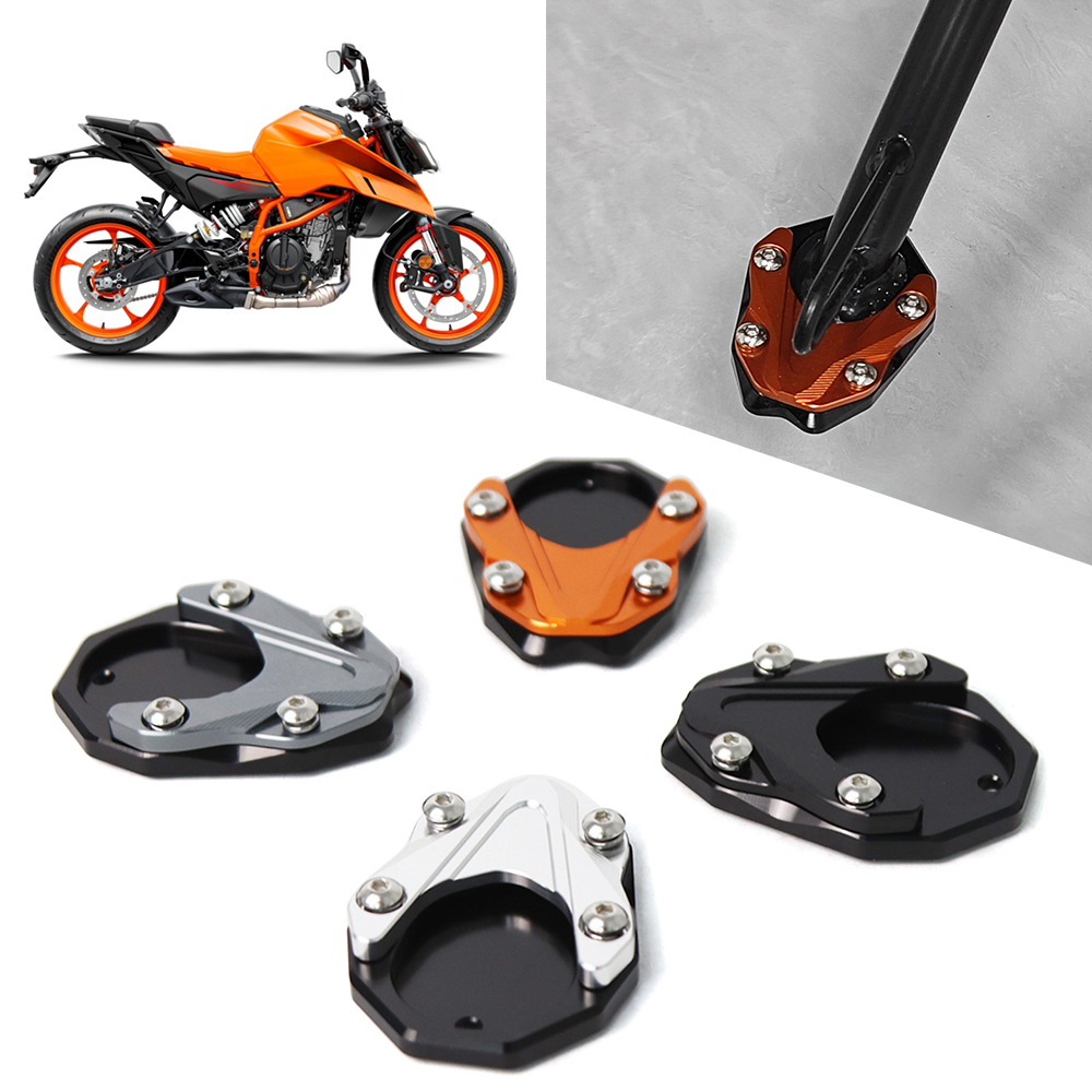 Soporte de pie, extensión de caballete lateral, placa de soporte ampliada para DUKE250 DUKE390 DUKE 390 250 2024