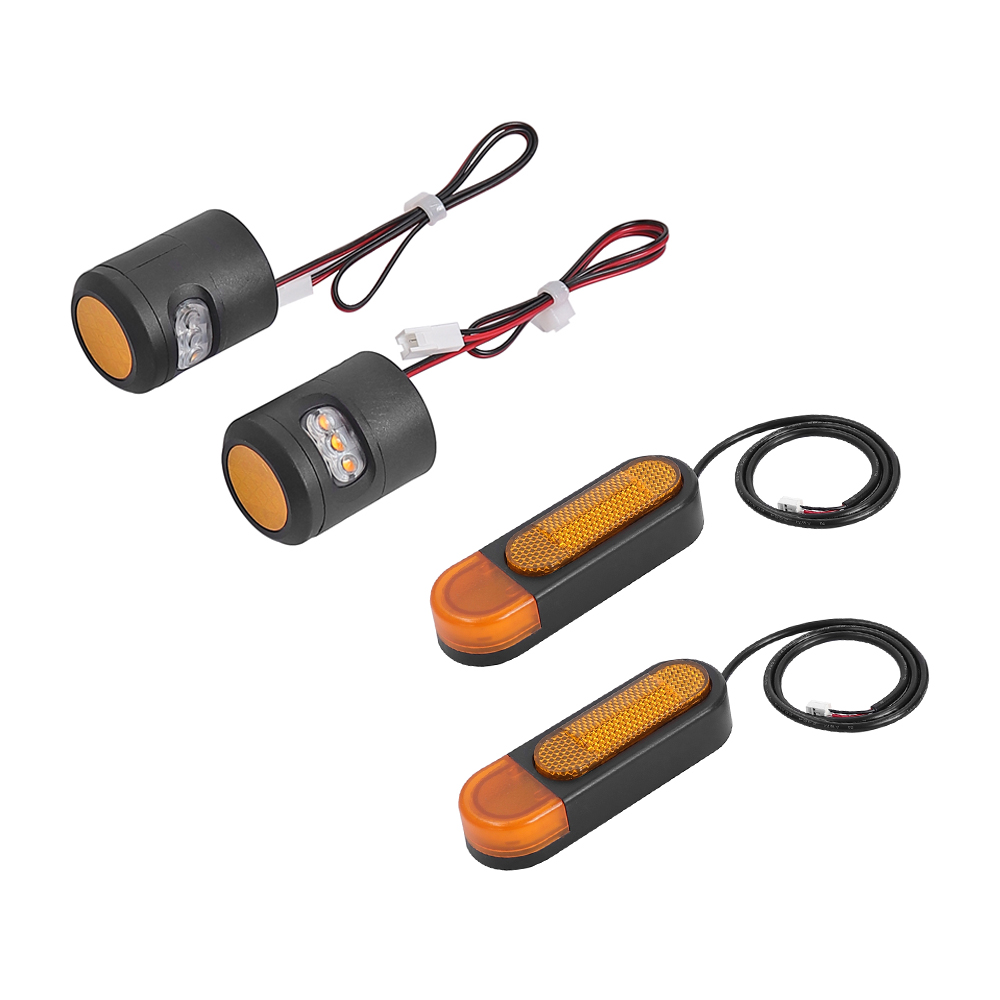 Richtingaanwijzer Elektrische Scooter LED Links/Rechts Knipperlichten Vervangen voor Elektrische Scooter Vervangende Onderdelen Accessoires: Bordeaux