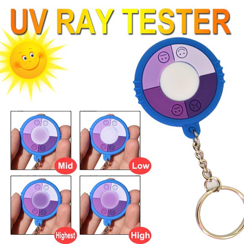 5 stks/partij UV Test ultraviolet intensiteit/Ultraviolet tester/uv tester/solar monitor tester, UV monitor voor huid protec