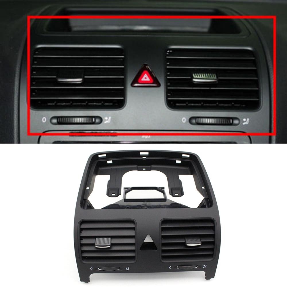 Tableau de bord noir pour VW Jetta MK5 Golf 5, accessoires de voiture, sortie d&#39;air, 1K0819203