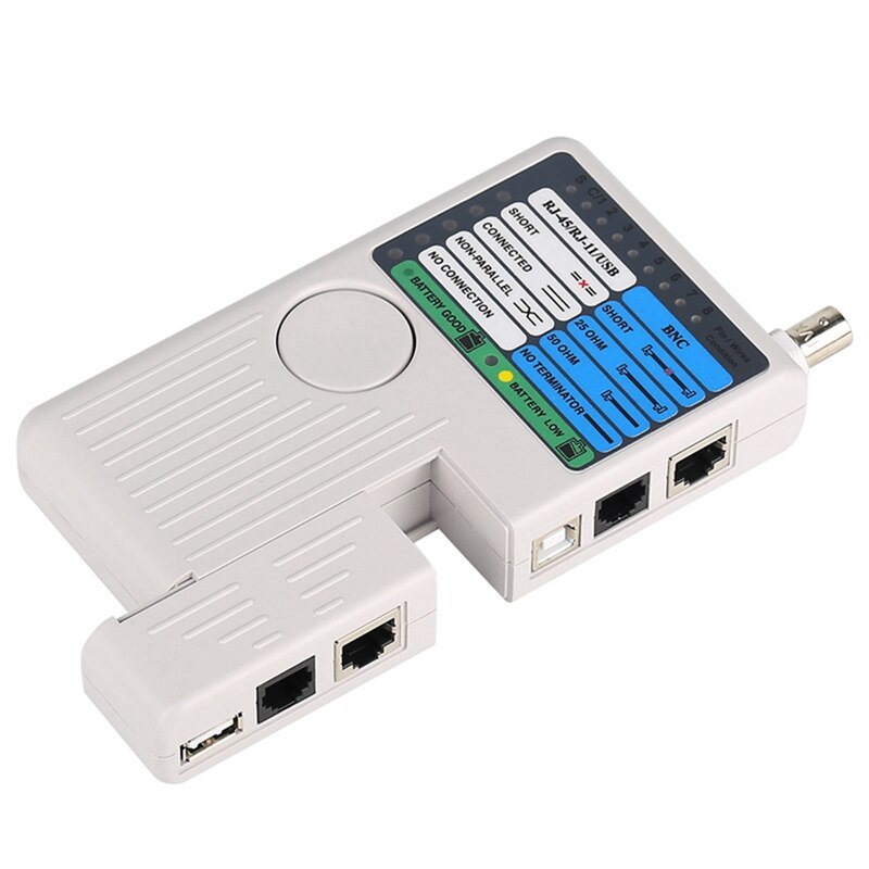 Remote RJ11 RJ45 USB BNC LAN Network Cable Tester for UTP STP LAN Cables Tracker Detector Tool