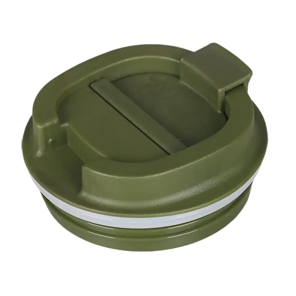 Tapas de plástico duraderas para taza de café, repuesto Multicolor, cubierta de botella de agua, reutilizable, tapa de frasco de taza de viaje, al aire libre: Verde claro