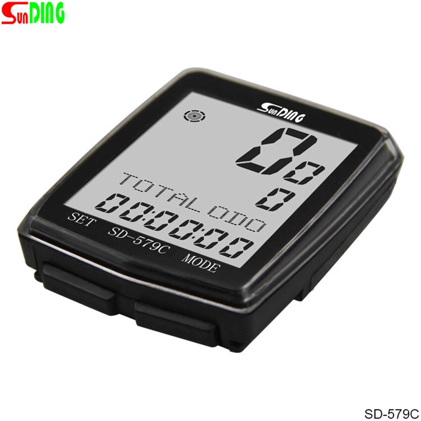 Sunding sd -579c trådløs mtb cykelcomputer vejcykel speedometer sensor med fjernbetjening kablet cykeltilbehør