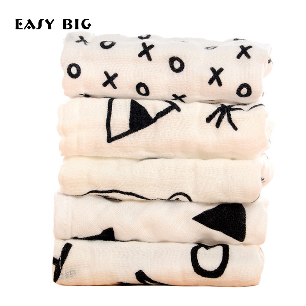 Katoenen Baby Slabbetjes & Burp Doeken Babyvoeding Meisje Bandana Bib Water Absorberen Baby Sjaal Burp Baby Spullen Baby Accessoires BC0023