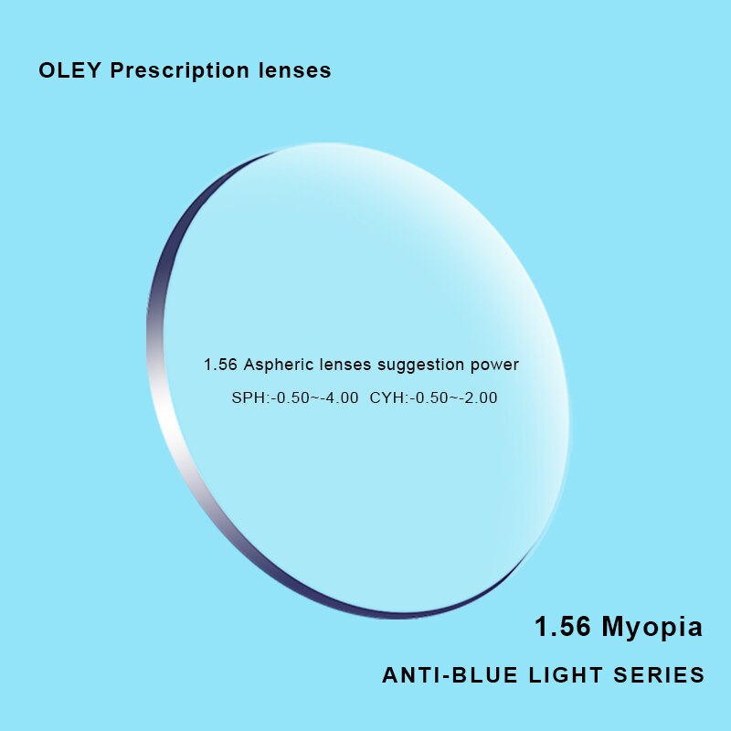 OLEY Classic Business Optical Glasses prescription glasses Titanium alloy frame Myopia Hyperopia Presbyopia glasses Y7714: Myopia 1.56