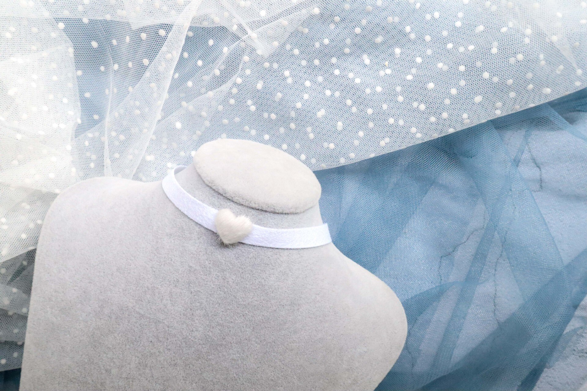 Sommer hjerte blonde choker halskæde hvidt bånd kort kraveben krave til kvinde smykker japan og korea stil: 3