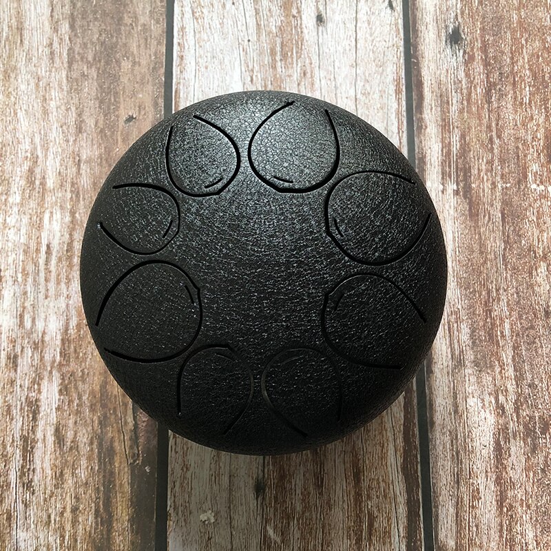 5.5 inch Steel Tongue Drum Mini 8 key Tone G Tune Hand Pan Drum Tank Drum with Drumsticks Percussion Instruments