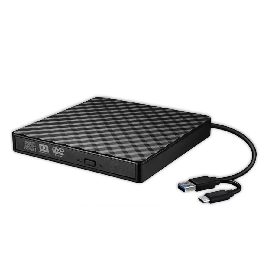 USB 3.0 Typ C Externer CD-Player RW DVD Optische Laufwerke Leser Datenübertragungsrekorder für Laptop Desktop Tragbarer DVD-Brenner: Default Title
