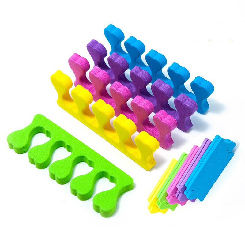 Toe Separators Soft Sponge Foam Repair Toe Nails Finger Separation Tool Nail Art Tools Foam Sponge Toe Splitter Finger Sepa: Light Yellow