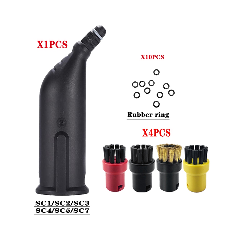 Voor Karcher Stoomstofzuiger SC2 SC3 SC7 CTK10 Krachtig mondstuk Reinigingsborstelkop Spiegel Gereedschapsborstel Reserveonderdelen Accessoires: MULTI