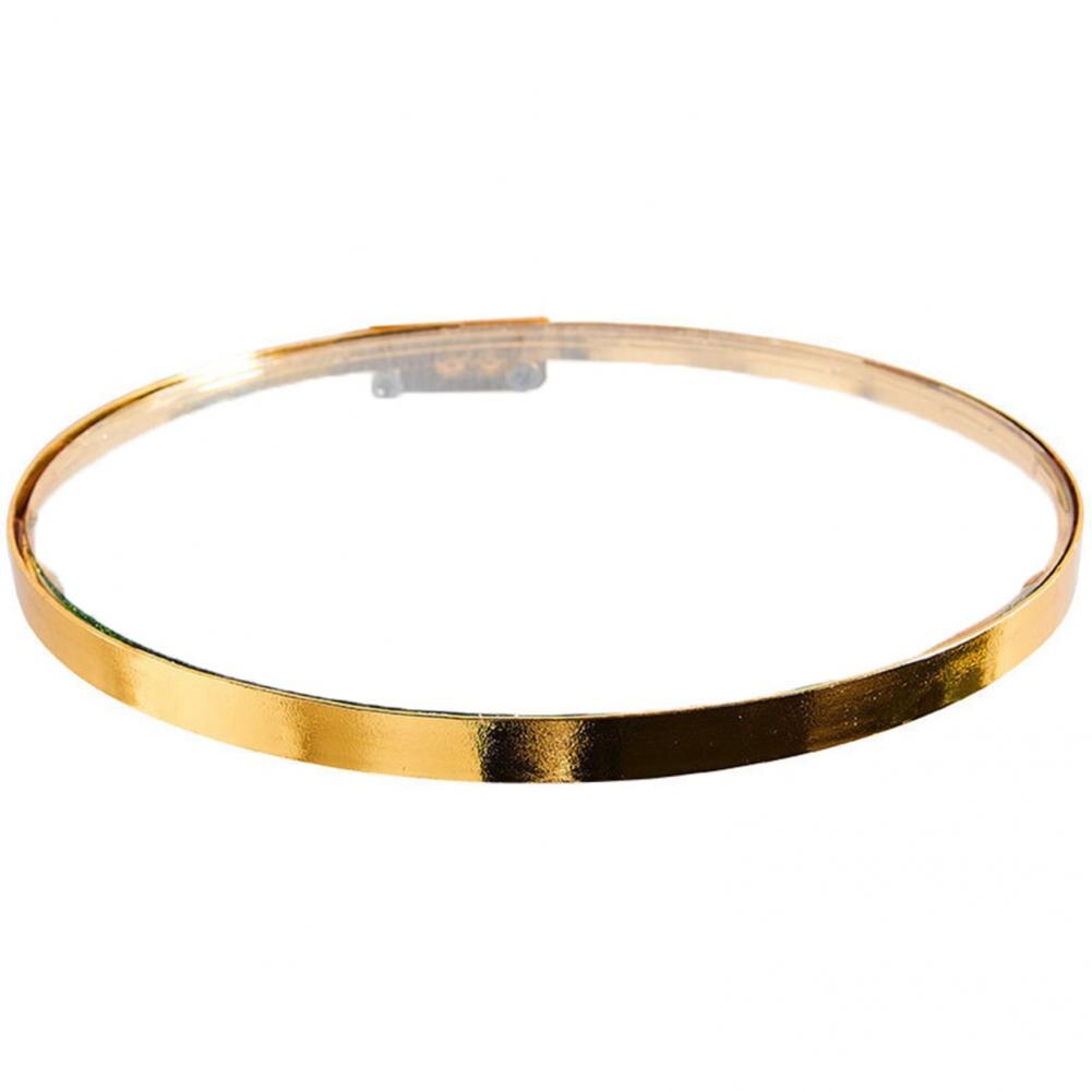 Beautiful Wall Mount Glass Plant Floating Shelf Electroplating Process Strong Load-bearing Glass Floating Shelf