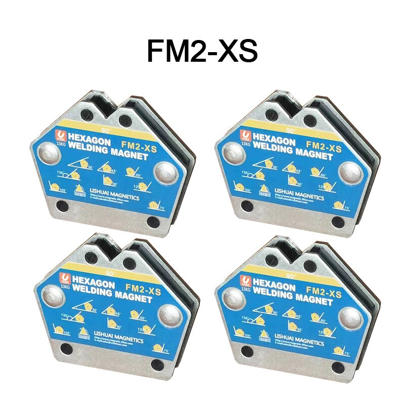 Magnetic Welding Bracket 28LBS Multi-angle Solder Arrow Magnet Welding Locator Device Fixed Auxiliary Positioner Fixture Tools: FM2-XS 4pcs