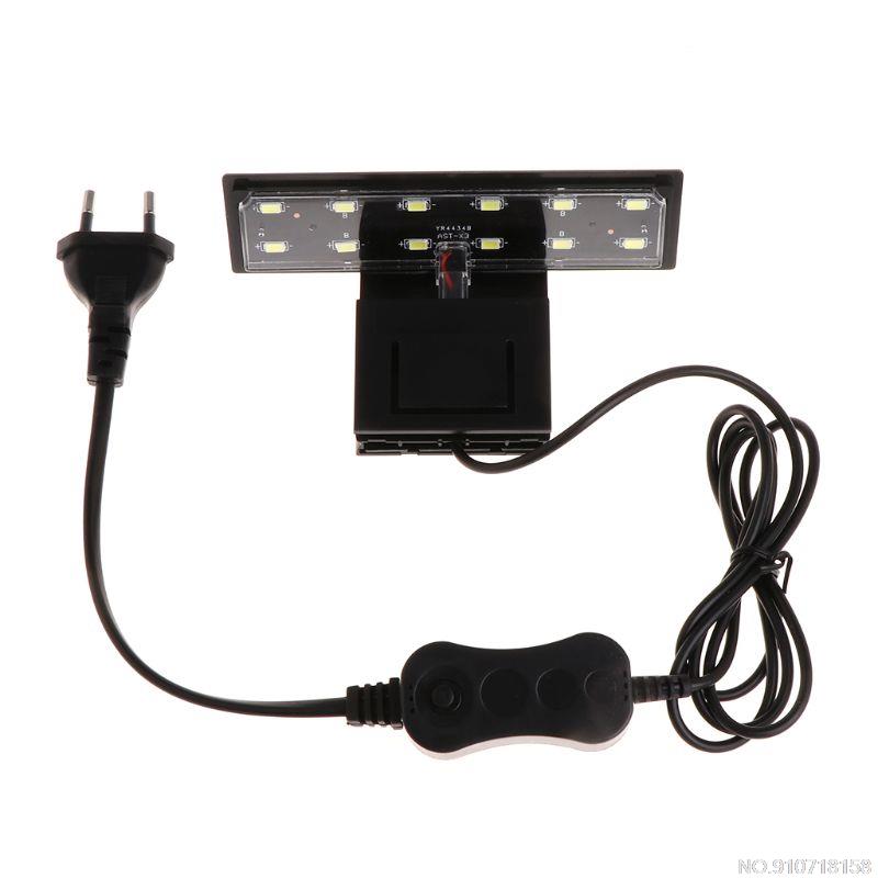 Ampoule LED à clipser pour Aquarium 100-240V, lumière blanche, éclairage pour croissance de plantes aquatiques, directe D18 20: 3