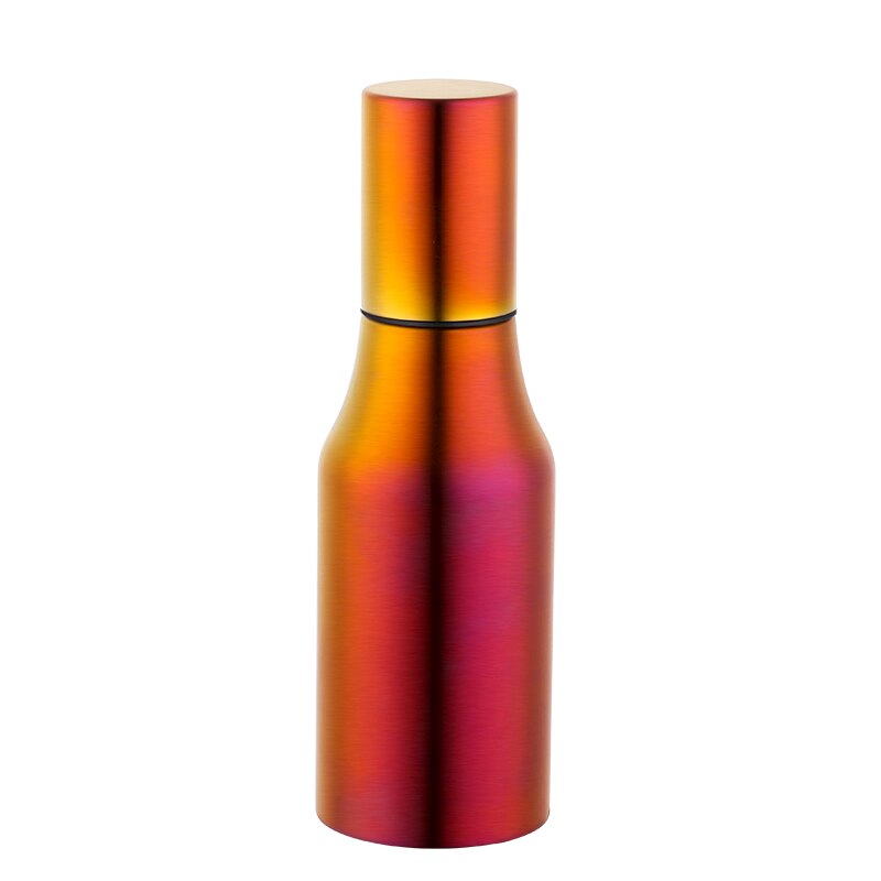 Aparelho para cozinha de aço inoxidável, à prova de vazamento, com tampa, pote, tempero, pote, vinagre, molho, garrafa, óleo à prova de poeira kit de dispensador de utensílios: Rainbow no.3-1pc