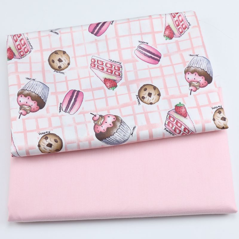 160cm * 50cm biszkopt ciasto bawełniane tkaniny DIY pościel pikowanie odzież sukienka tkanina patchworkowa dzieci handwork dekoracja zasłony tkaniny