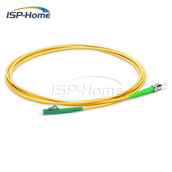 10m LC/APC-ST/APC Simplex 2.0mm Single Mode Fiber Optic Patch Cord, Fiber Optic Jumper Cable