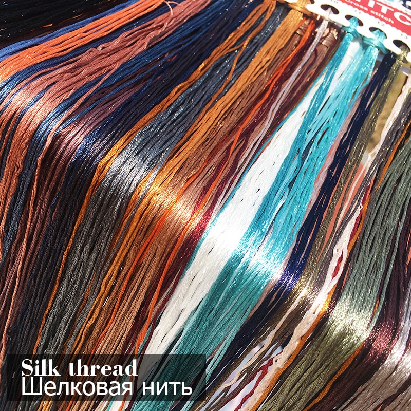 Dragon and phoenix Round pattern Chinese Cross Stitch Embroidery Kits 11CT Cotton Thread Painting DIY Needlework DMC Home Decor