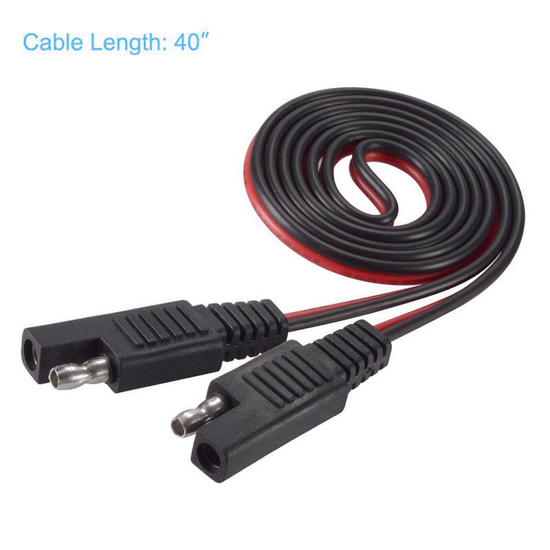 Adaptador de Cable de doble puerto para motocicleta, voltímetro LED, 12V, SAE, USB, M8617