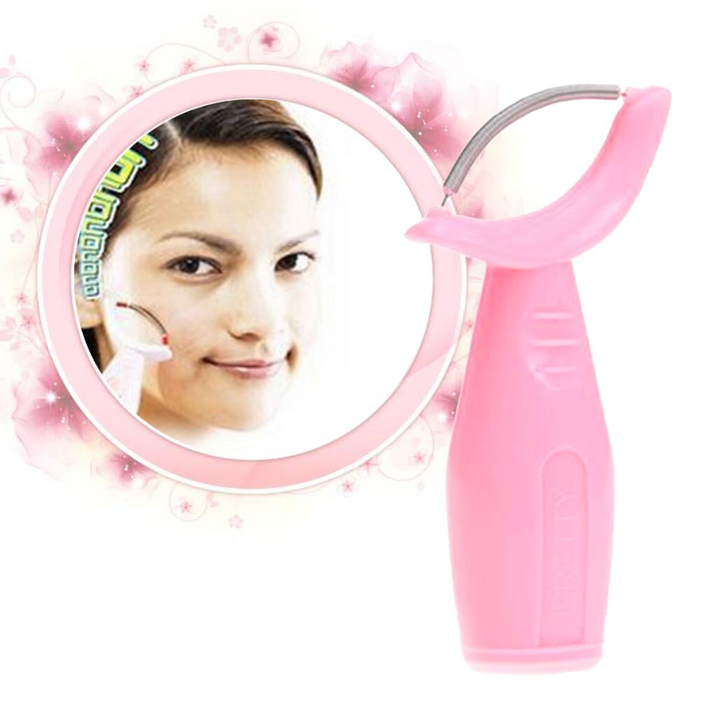 Haar Entferner Reise Epilierer Rolle Manuell rotierend Frühling Startseite Gesichts Reinigung Gesicht Einfädeln Stock Handheld Werkzeuge Mini