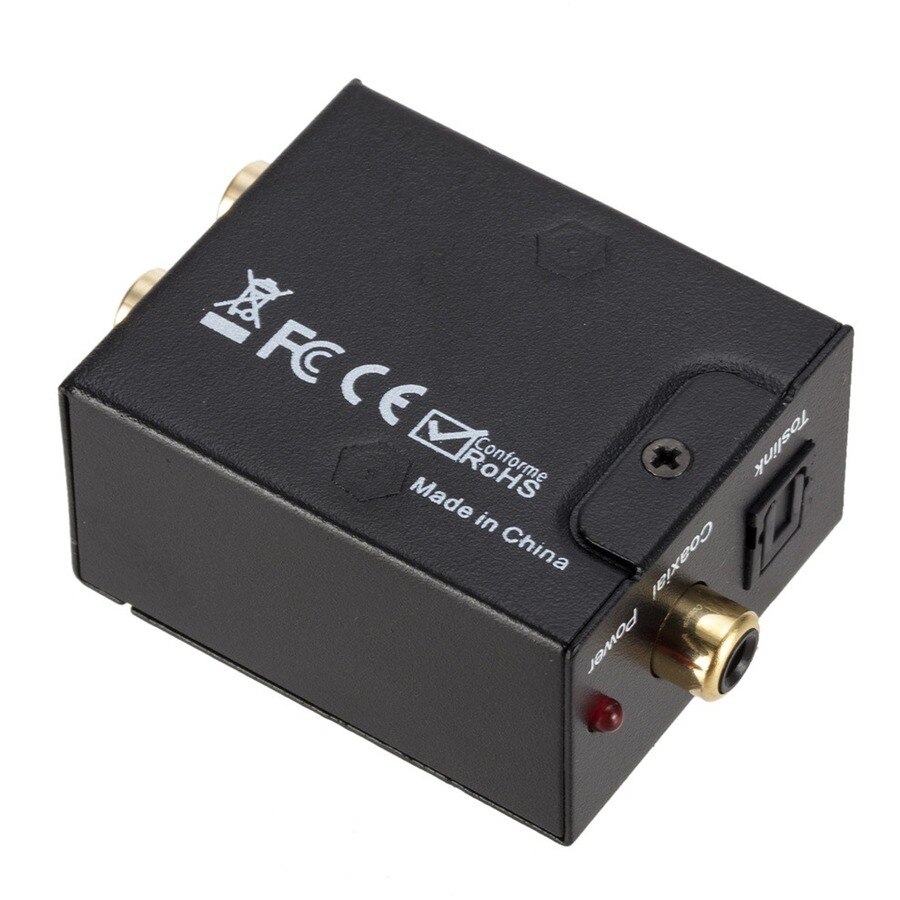 Dac Digitaal Naar Analoog Audio Converter Optical Fiber Toslink Coaxiale Signaal Naar Rca R/L Audio Decoder Spdif Atv dac Versterker