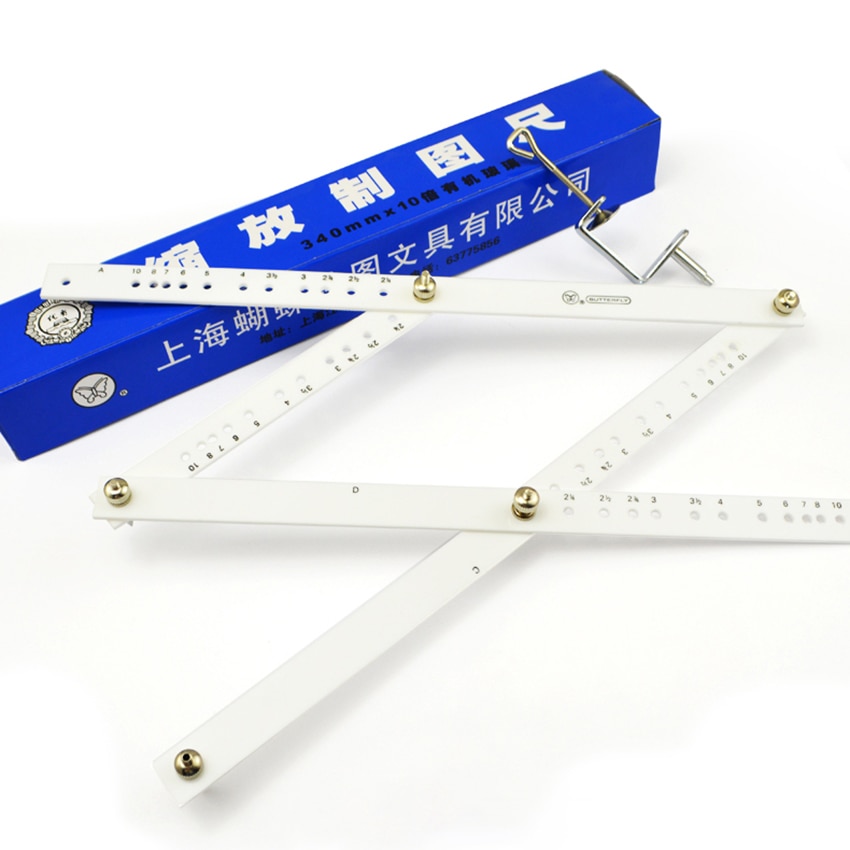 Règle en plexiglas extensible 340MM x 10 fois, fou... – Grandado