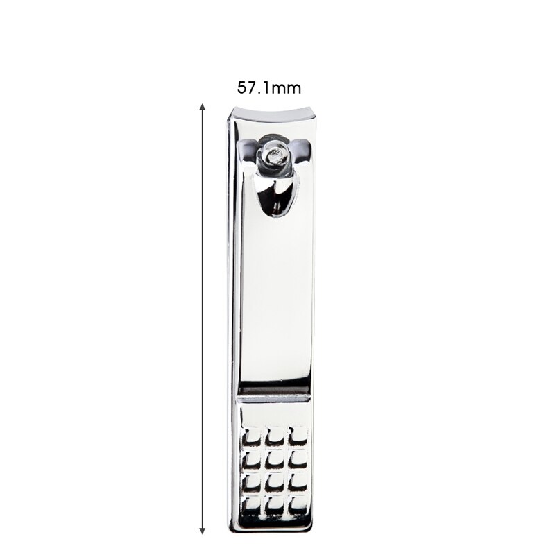 Cortaúñas plateado, de 3 tipos cortauñas, cortador de uñas para pies portátil, pinza de acero inoxidable para cutículas: silver 5.7cm