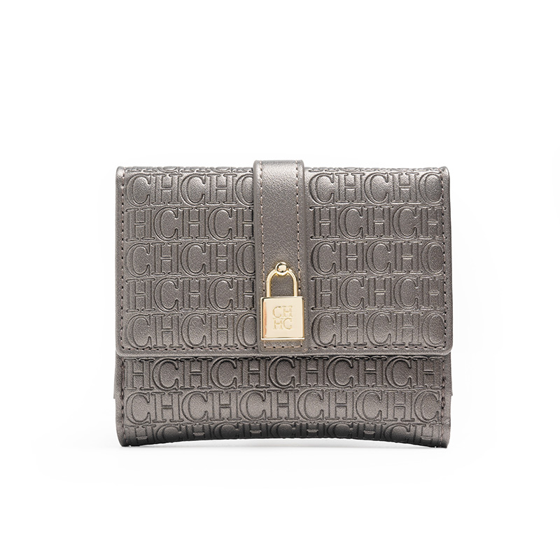 CH Premium Wallet Standard Wallet Women's Temperament Style Card Wallet Versatile Letter Print Walle: Clear