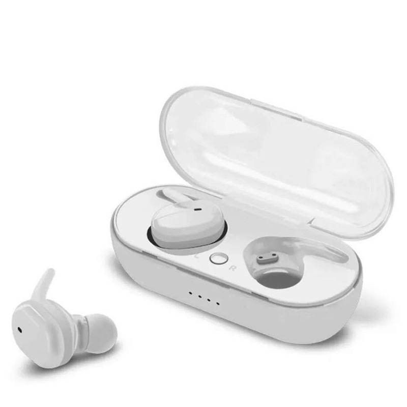 Y30 Draadloze Oortelefoon 5.0 Tws Headphons Bluetooth-Compatibel Oordopjes Oordopjes Stereo Gaming Headset Met Opladen Doos Voor Telefoon: Y30 White
